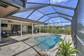 Canalfront Cape Coral Retreat Private Dock and Pool
